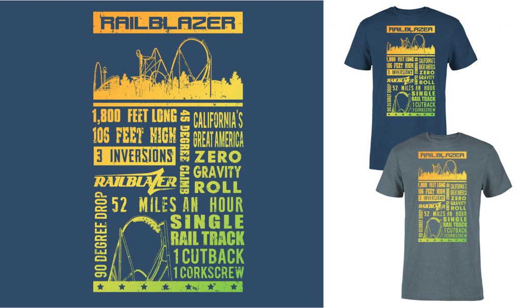 RailBlazer Coaster T-Shirt